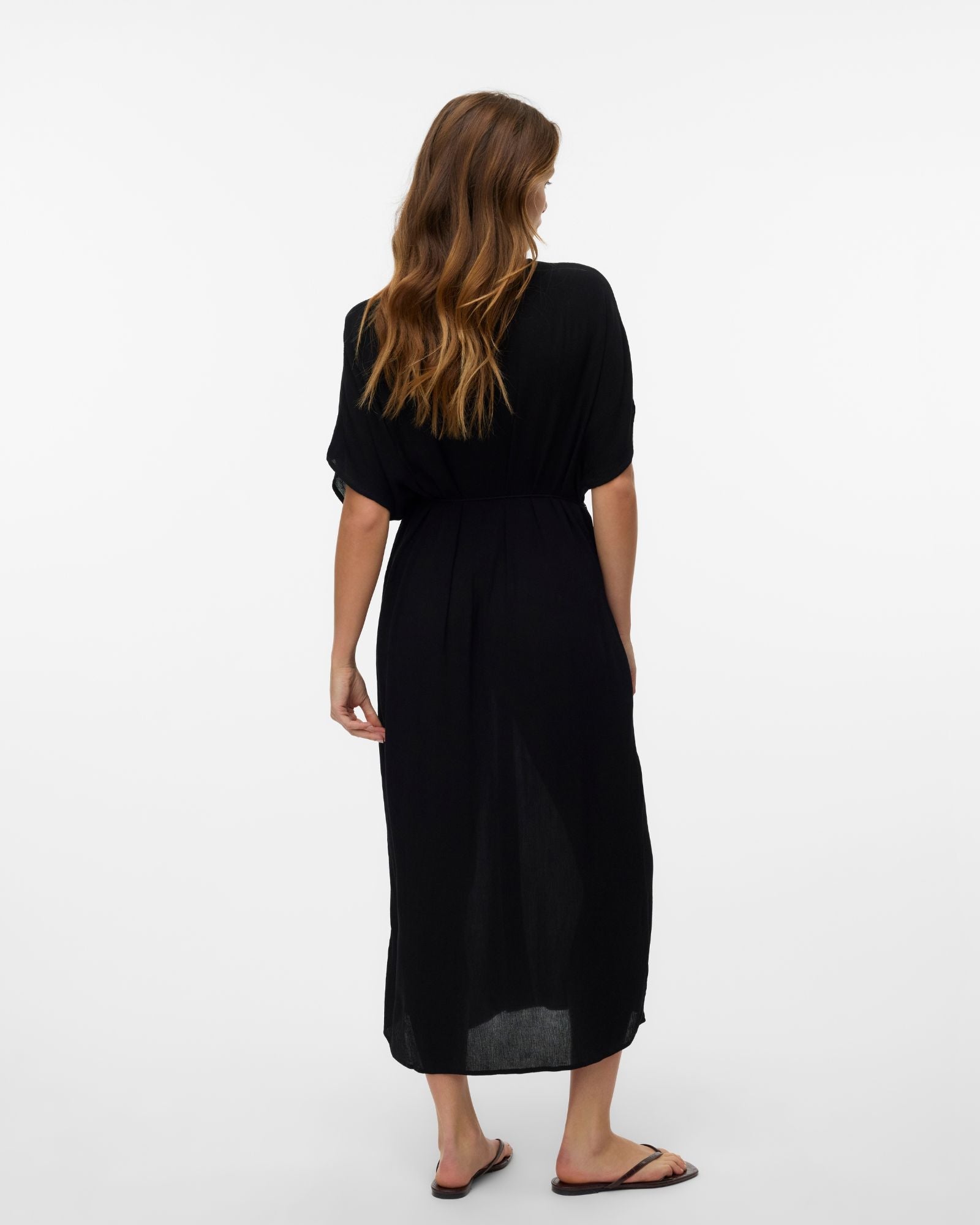 VMBENTE TIE WAIST MAXI DRESS
